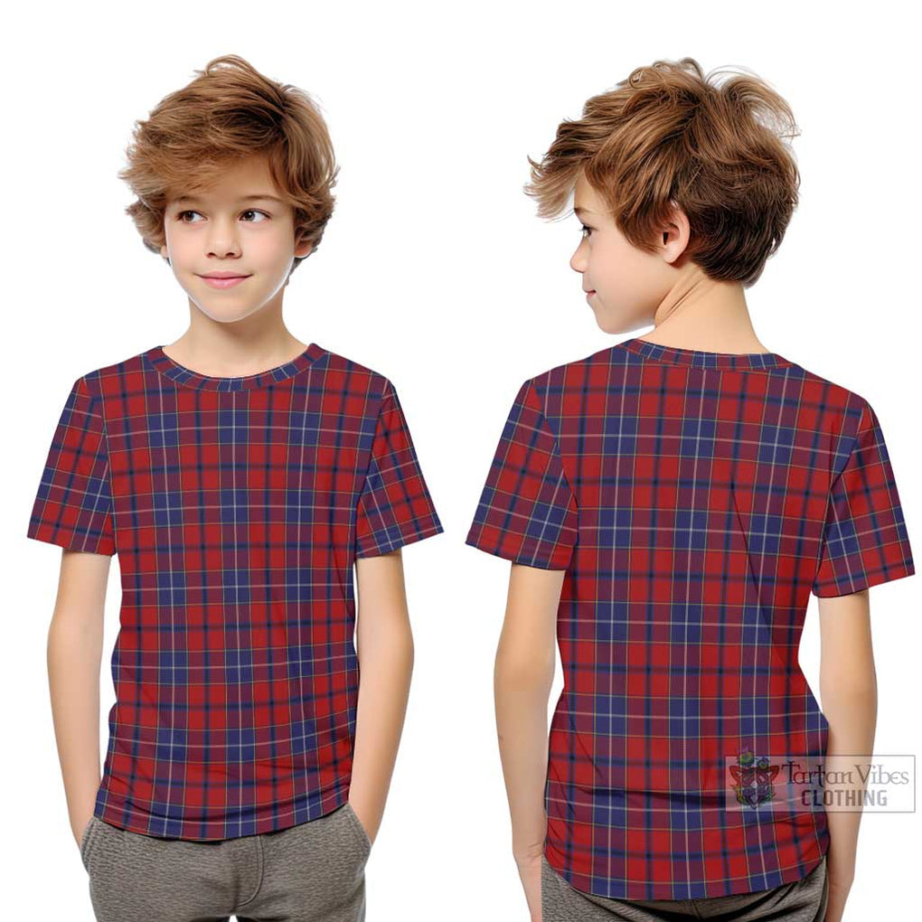 Wishart Tartan Kid T-Shirt Youth XL Size14 - Tartan Vibes Clothing