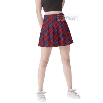 Wishart Dress Tartan Women's Plated Mini Skirt