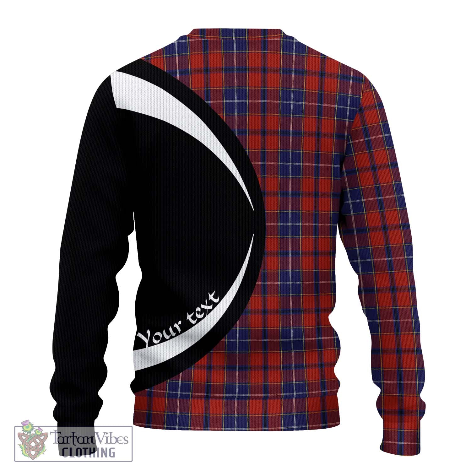 Wishart Tartan Ugly Sweater with Family Crest Circle Style - Tartan Vibes Clothing