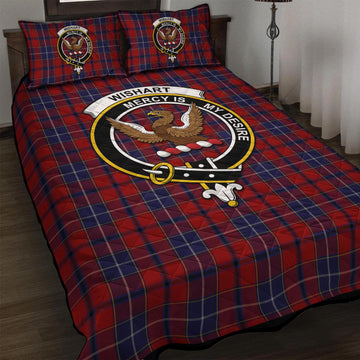 Wishart Tartan Quilt Bed Set with Family Crest