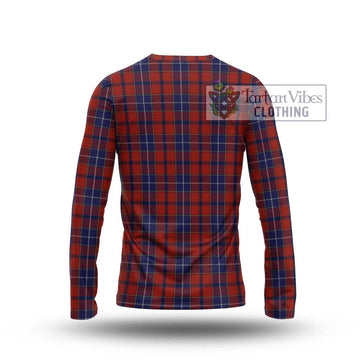 Wishart Tartan Long Sleeve T-Shirt with Family Crest DNA In Me Style - Tartan Vibes Clothing