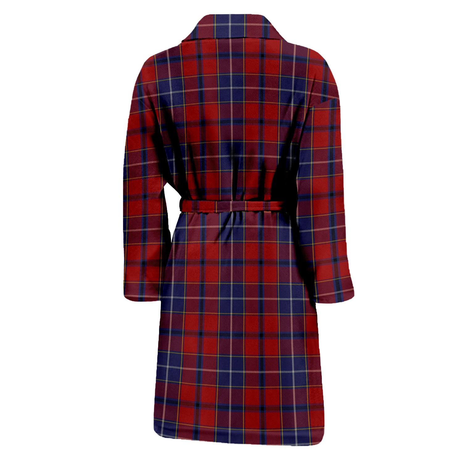 Wishart Tartan Bathrobe with Family Crest - Tartan Vibes Clothing