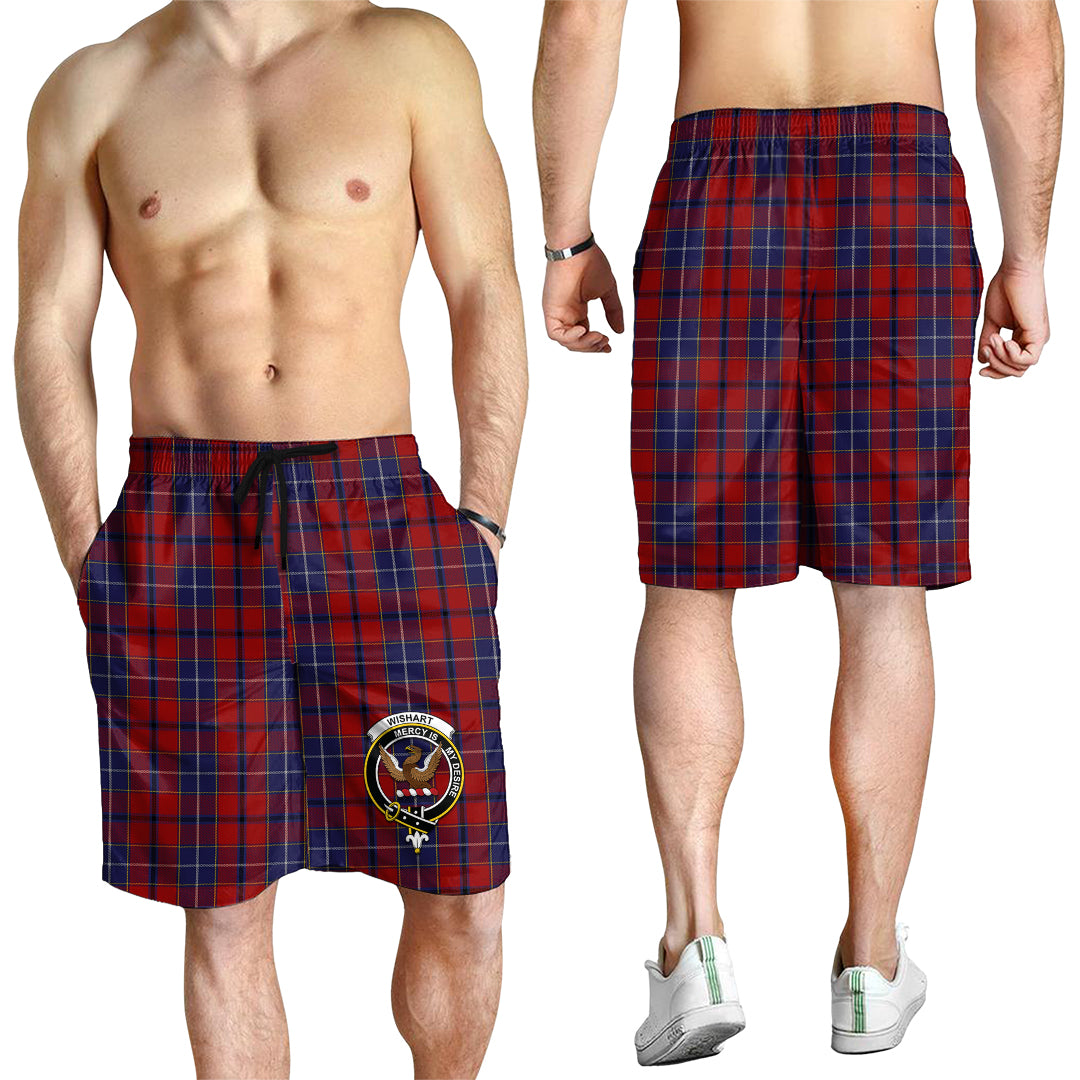 wishart-dress-tartan-mens-shorts-with-family-crest