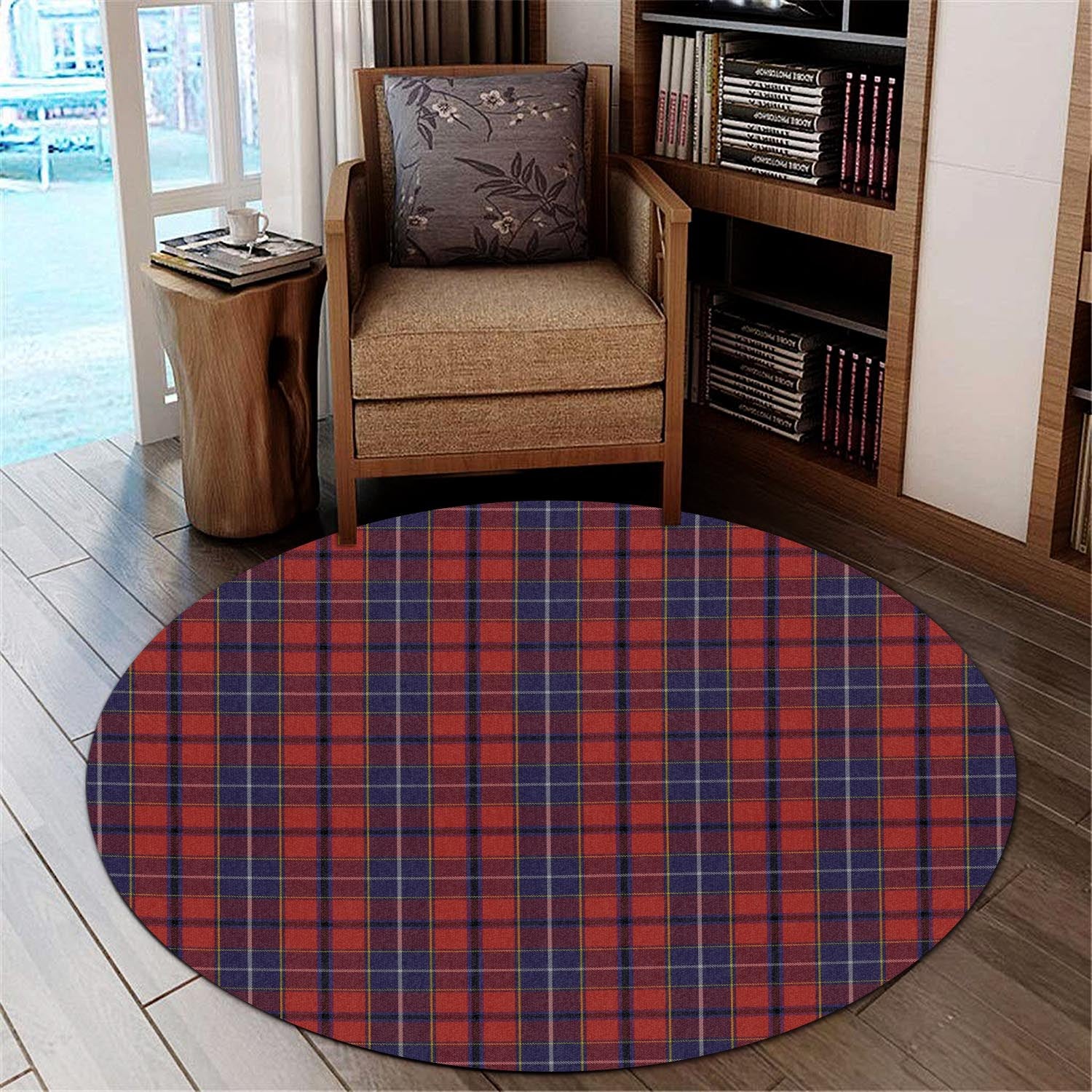 Wishart Tartan Round Rug - Tartan Vibes Clothing