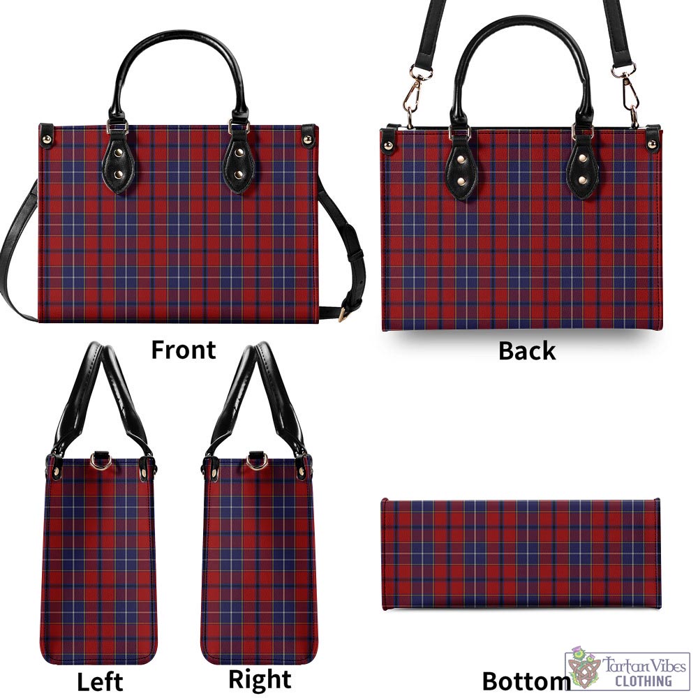 Wishart Tartan Luxury Leather Handbags - Tartan Vibes Clothing