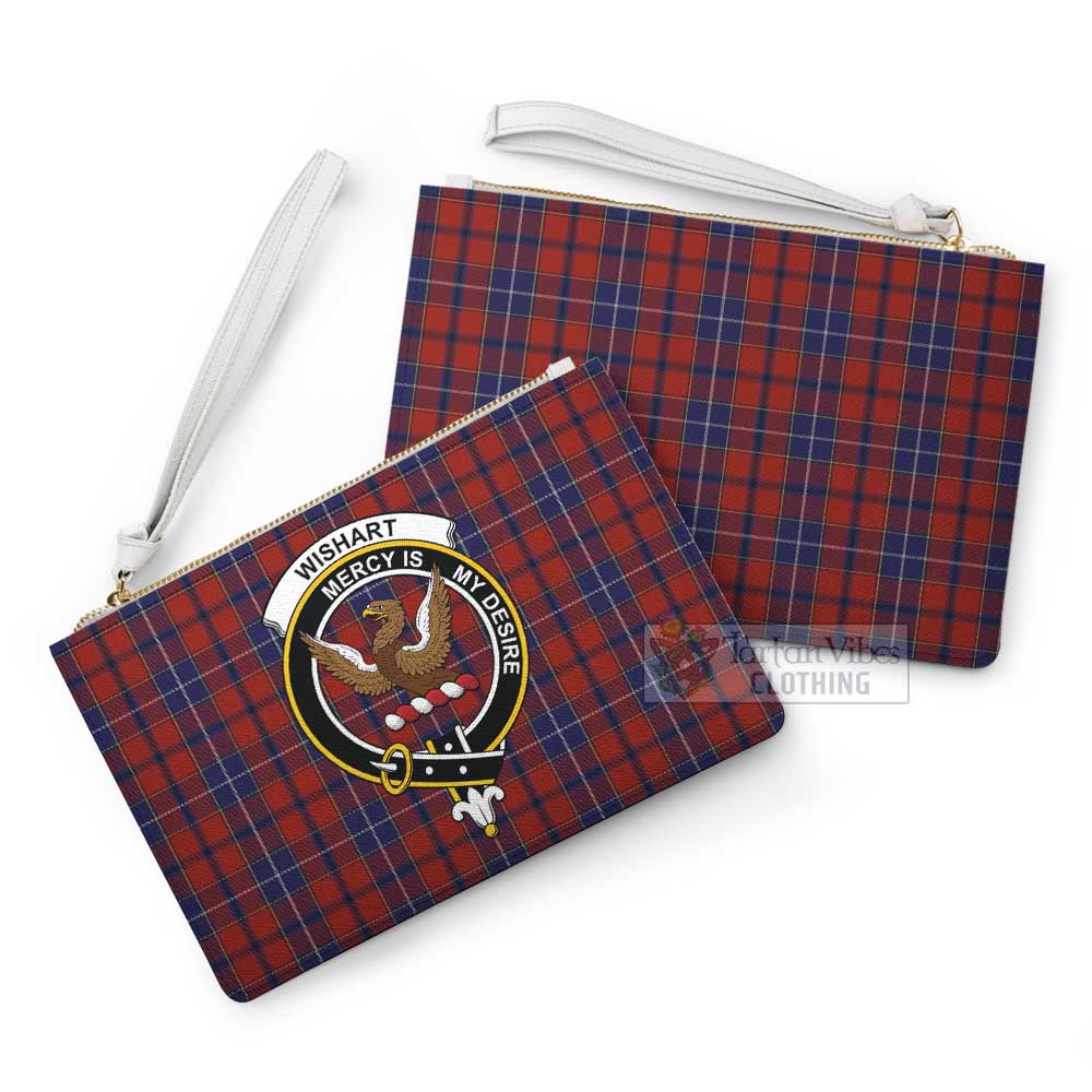 Tartan Vibes Clothing Wishart Family Crest Tartan Clutch Bag