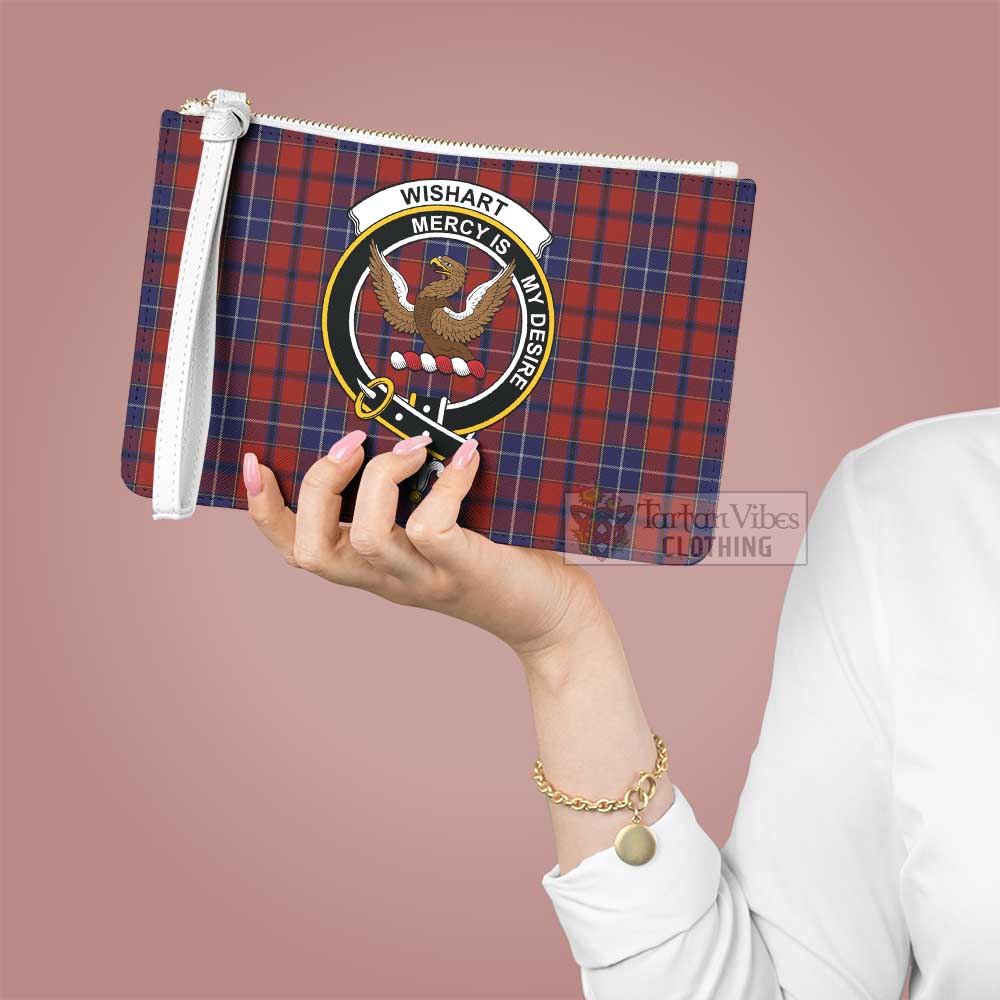 Tartan Vibes Clothing Wishart Family Crest Tartan Clutch Bag