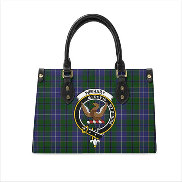 wishart-hunting-tartan-leather-bag-with-family-crest
