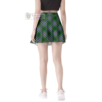 Wishart Hunting Modern Tartan Women's Plated Mini Skirt