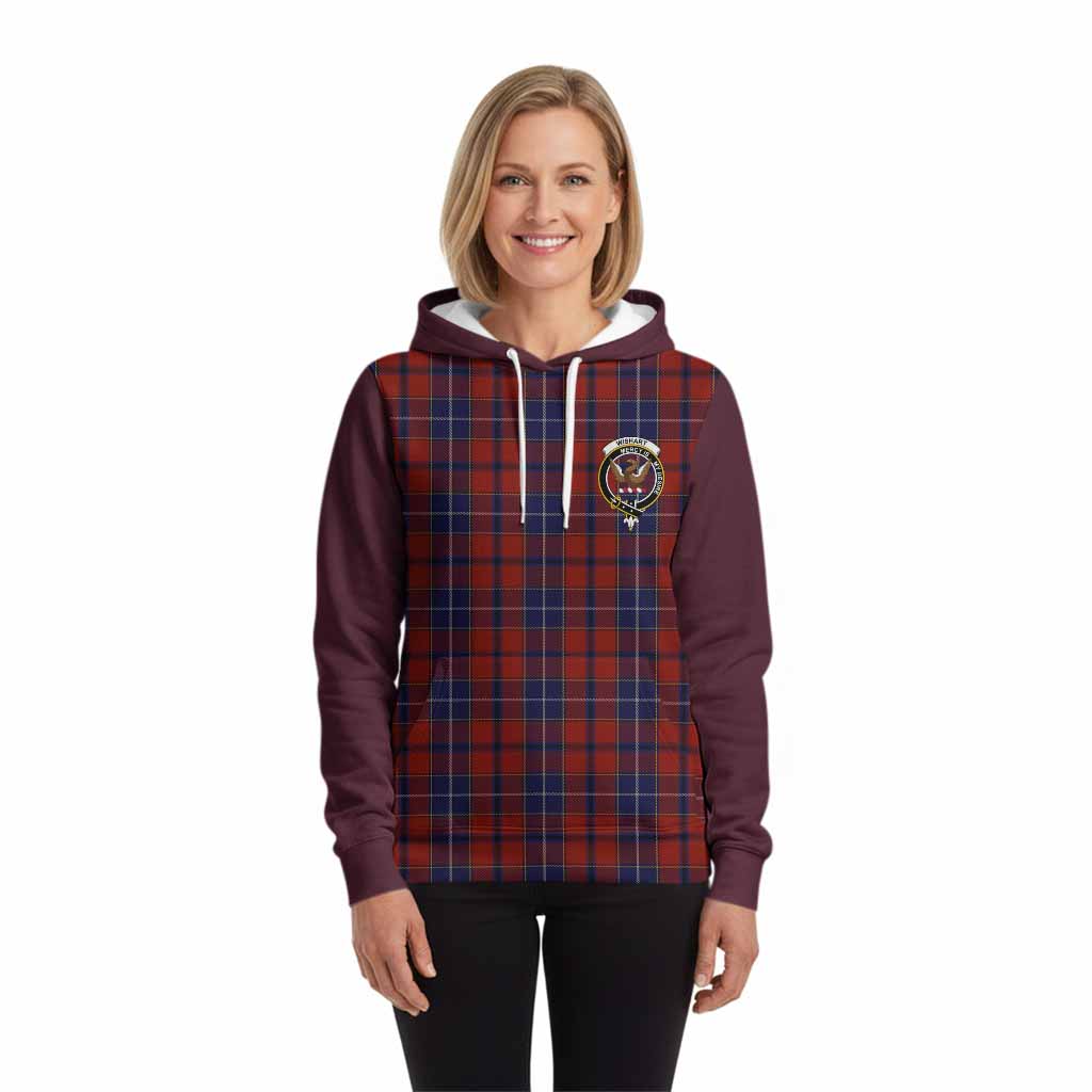 Wishart Tartan Accent Hoodie with Family Crest