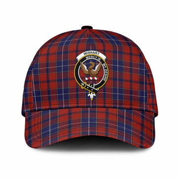 Wishart Tartan Classic Cap with Family Crest