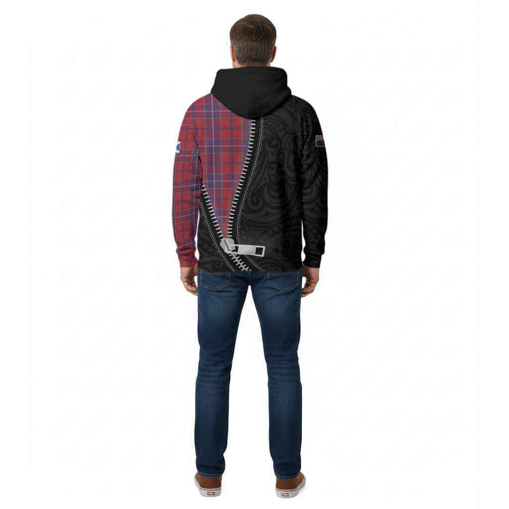 Wishart Tartan Cotton Hoodie New Zealand Pattern Unique Zipper Stylized