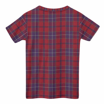 Wishart Tartan Crest Kid T-shirt Ferocious Lion Style