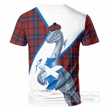 Wishart Tartan Crest Loch Ness Monster T-Shirt Nessie Scottish Map Tha Gradh Agam Air Alba