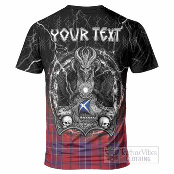 Wishart Tartan Crest T-Shirt Celtic Odin's Raven Legacy