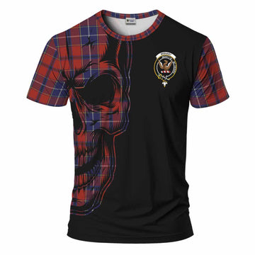 Wishart Tartan Crest T-Shirt Scottish To The Bone