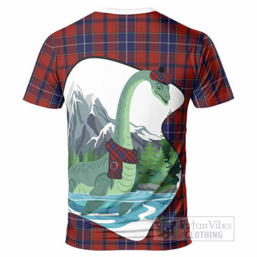 Wishart Tartan Family Crest T-Shirt Nessie Scottish Loch Ness Monster