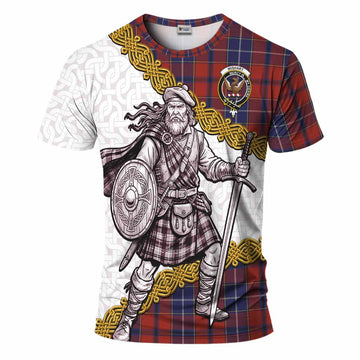 Wishart Tartan Family Crest T-Shirt Scottish Highland Warrior Celtic Alba Gu Brath