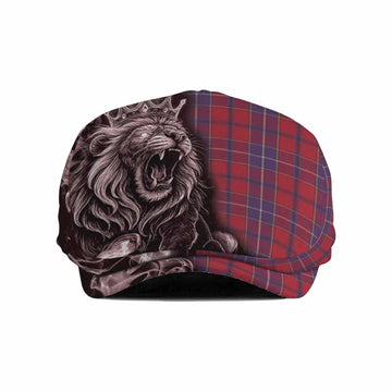 Wishart Tartan Flat Cap, Jeff Cap Roaring Lion Heritage