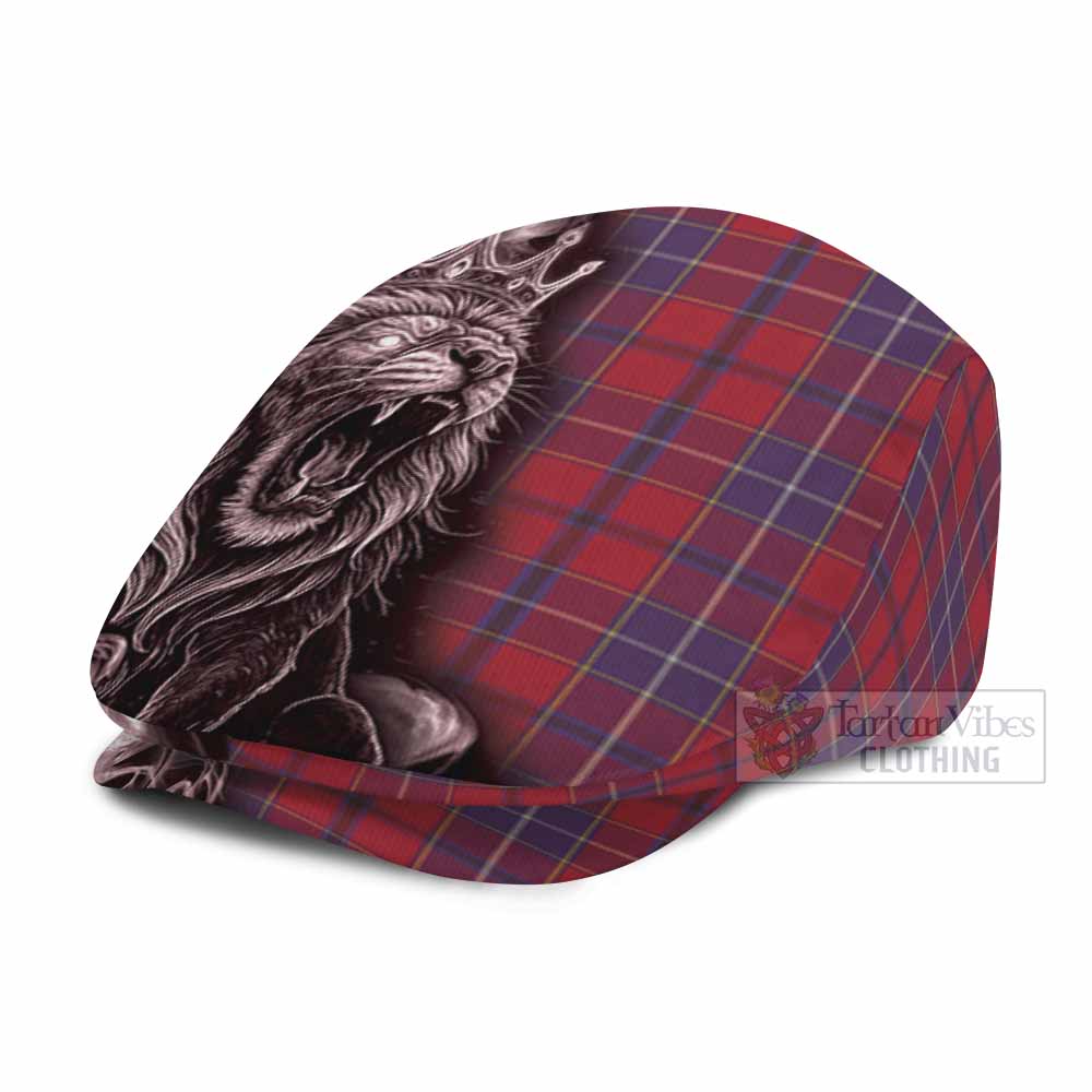 Wishart Tartan Flat Cap, Jeff Cap Roaring Lion Heritage