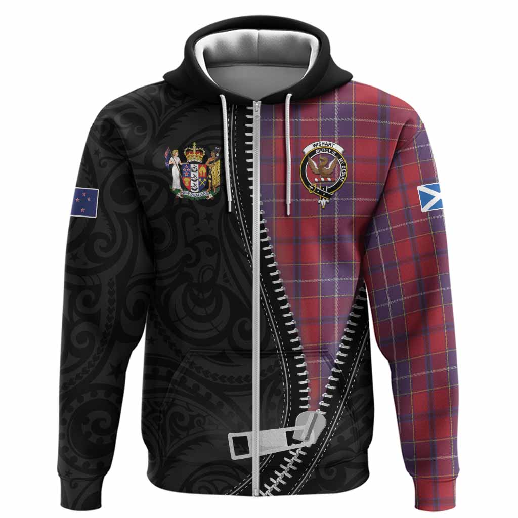 Wishart Tartan Hoodie New Zealand Pattern Unique Zipper Stylized