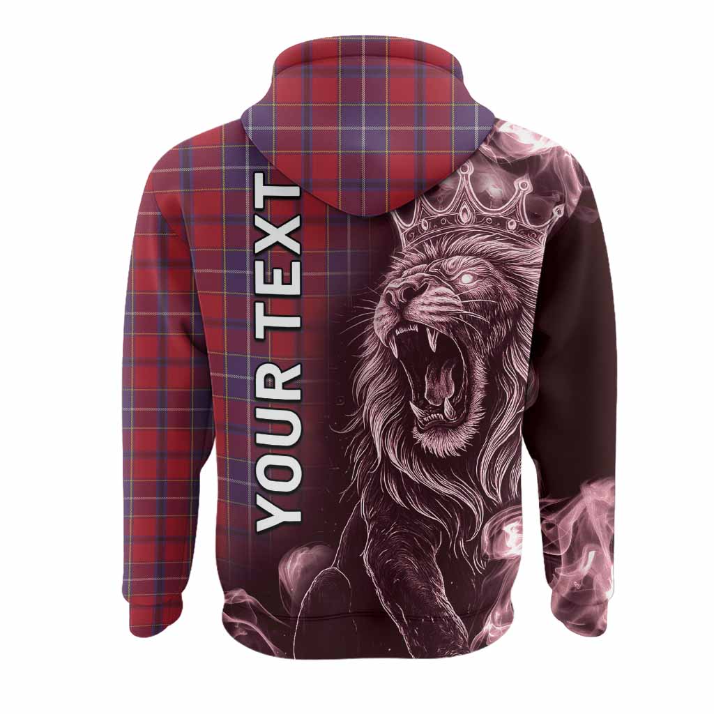 Wishart Tartan Hoodie Roaring Lion Heritage
