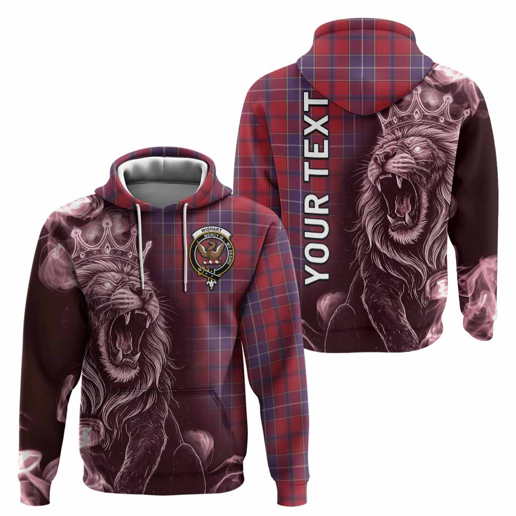 Wishart Tartan Hoodie Roaring Lion Heritage