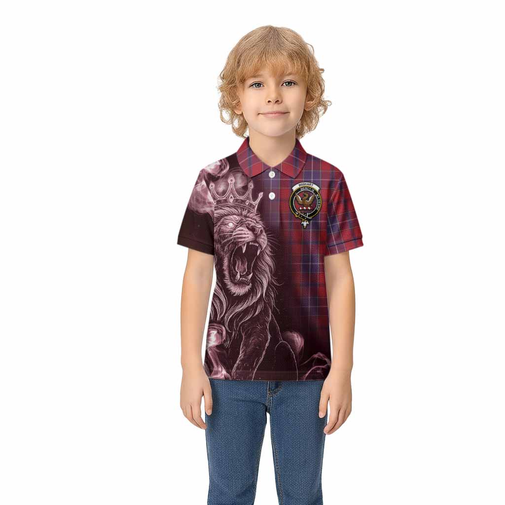 Wishart Tartan Kid Polo Shirt Roaring Lion Heritage