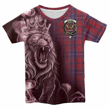 Wishart Tartan Kid T-shirt Roaring Lion Heritage