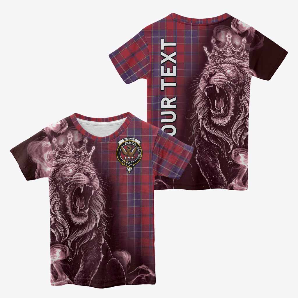 Wishart Tartan Kid T-shirt Roaring Lion Heritage
