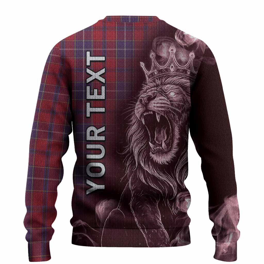 Wishart Tartan Knitted Sweater Roaring Lion Heritage