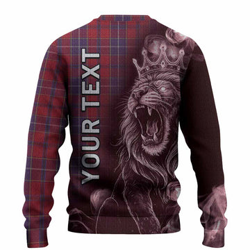 Wishart Tartan Knitted Sweater Roaring Lion Heritage