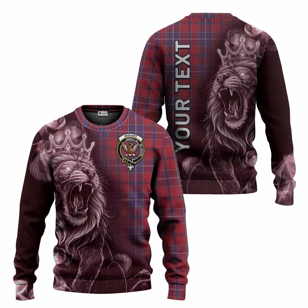 Wishart Tartan Knitted Sweater Roaring Lion Heritage