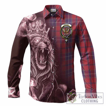 Wishart Tartan Long Sleeve Button Shirts Roaring Lion Heritage