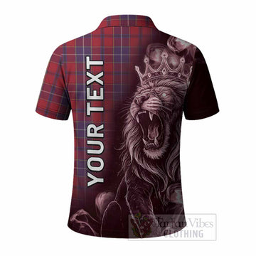 Wishart Tartan Polo Shirt Roaring Lion Heritage