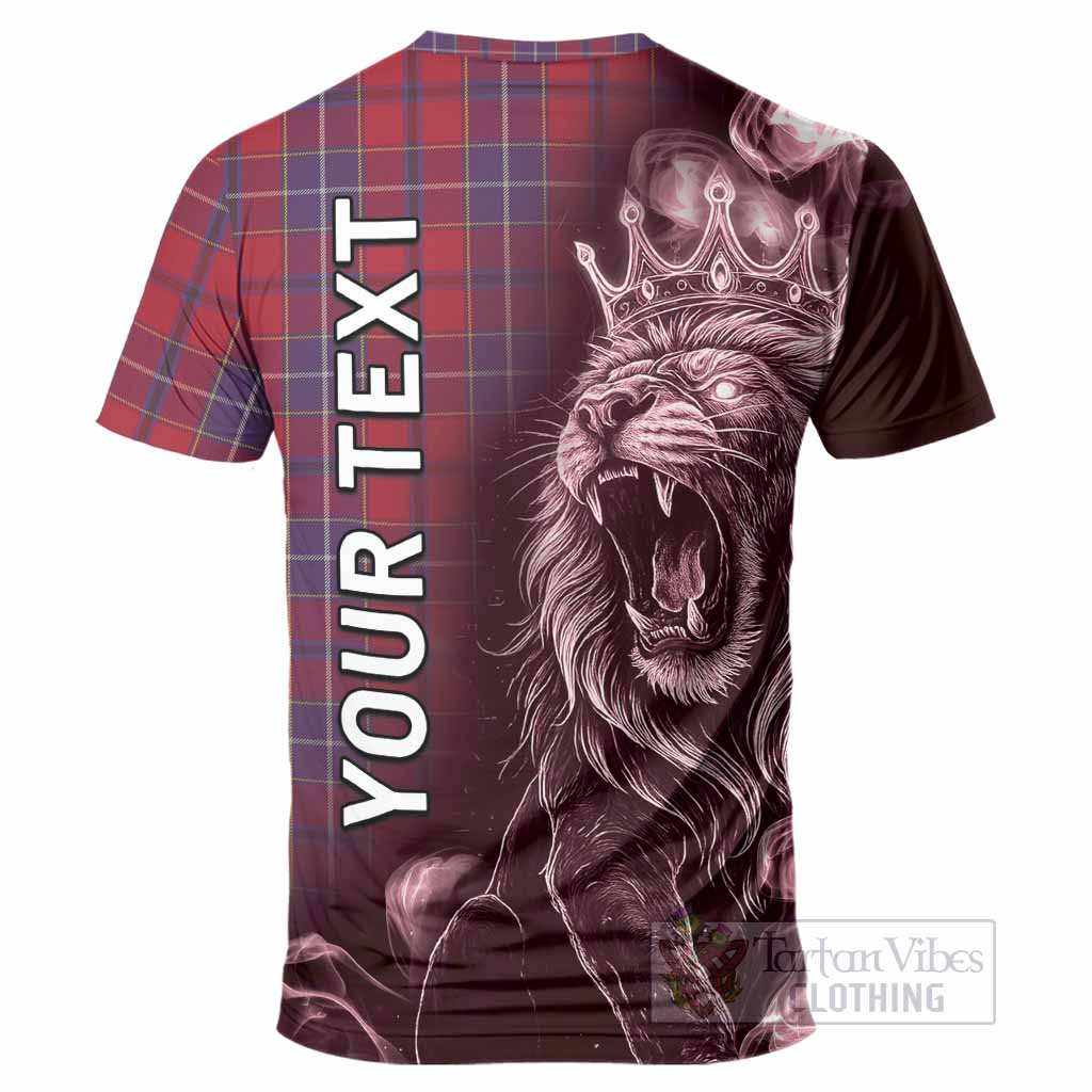 Wishart Tartan T-Shirt Roaring Lion Heritage