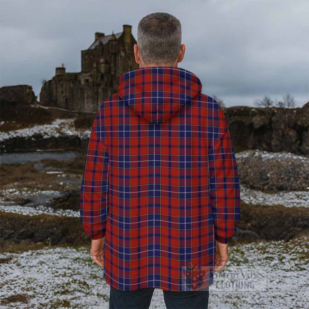 Wishart Tartan Wearable Blanket with Family Crest - Tartan Vibes Clothing
