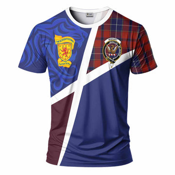 Wishart The Scottish Football Crest T-Shirt Lion-Tartan Army