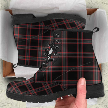 Witches of Scotland Tartan Leather Boots - Mystical Heritage Design