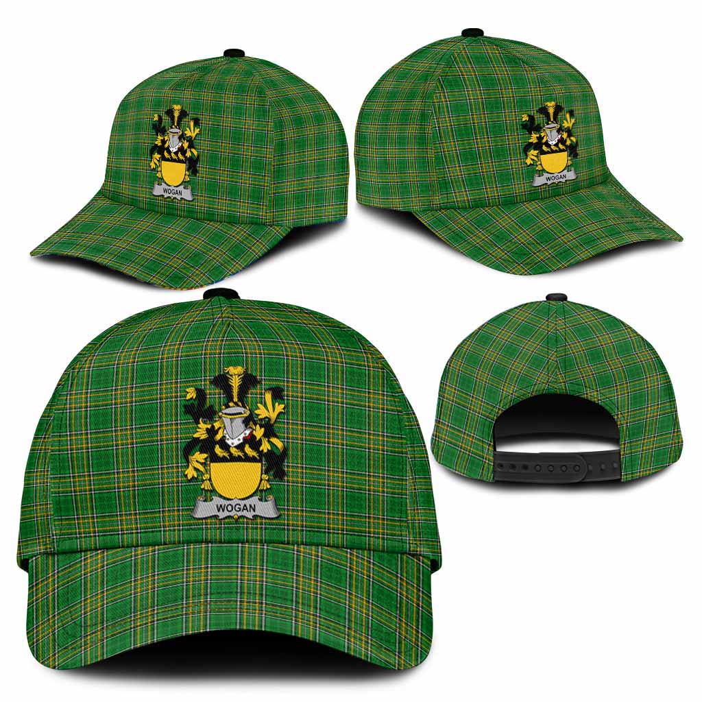 Wogan Irish Clan Tartan Classic Cap with Coat of Arms