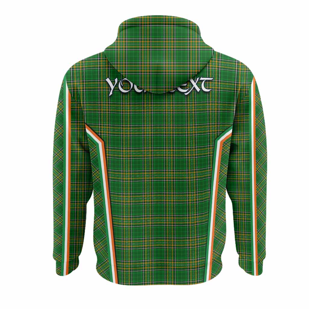 Wogan Irish Clan Coat of Arm Tartan Hoodie Flag Style