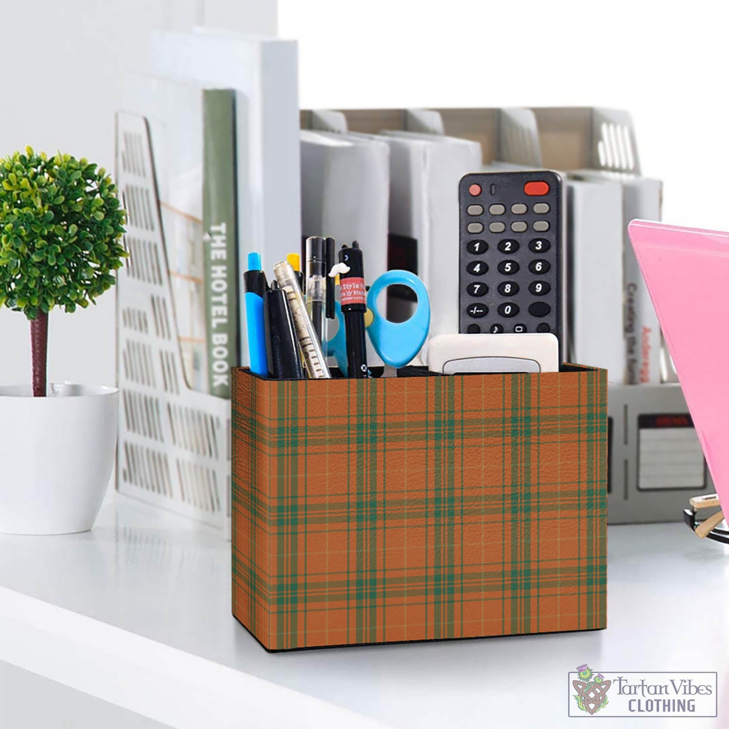 Wolfe Tartan Pen Holder One Size 5.9"(L)*2.7"(W)*4.3"(H) - Tartan Vibes Clothing