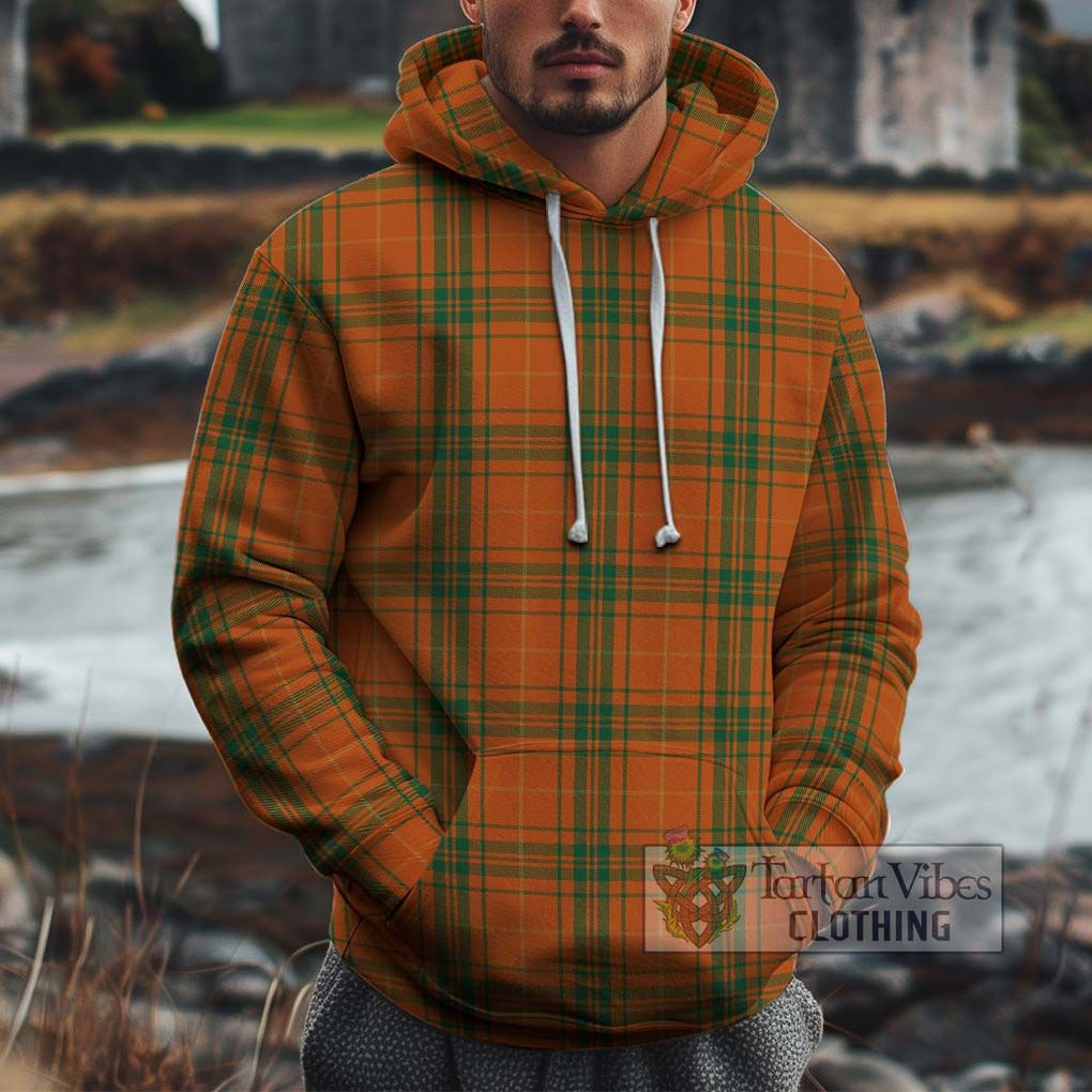 Wolfe Tartan Cotton Hoodie Pullover Hoodie XS - Tartan Vibes Clothing