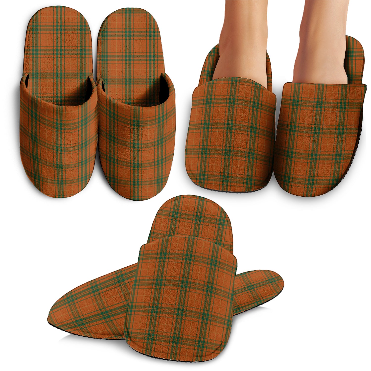 Wolfe Tartan Home Slippers - Tartan Vibes Clothing