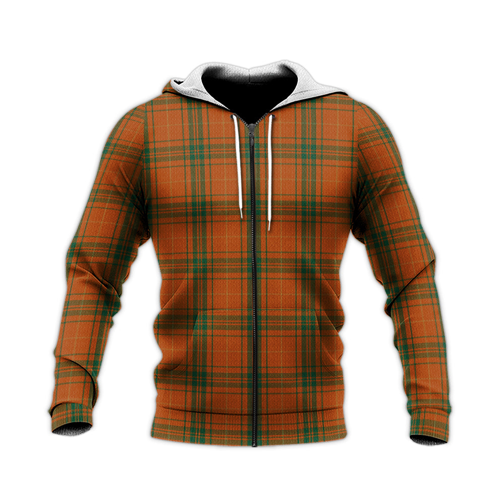 Wolfe Tartan Knitted Hoodie - Tartan Vibes Clothing