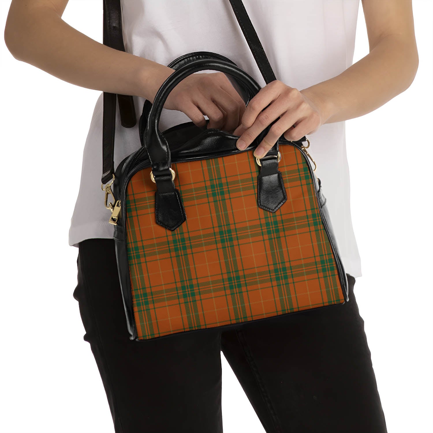 Wolfe Tartan Shoulder Handbags - Tartan Vibes Clothing