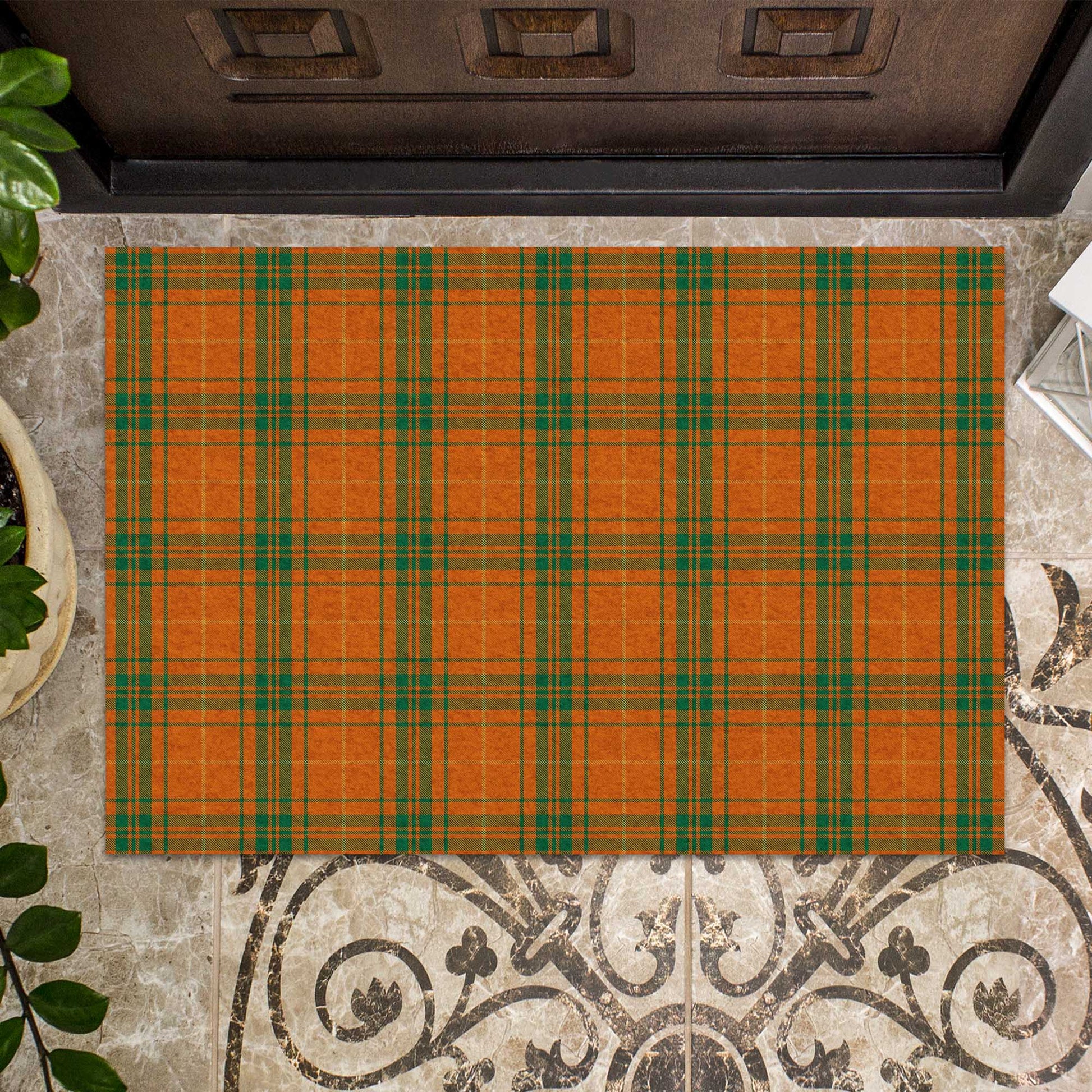 Wolfe Tartan Door Mat - Tartanvibesclothing Shop