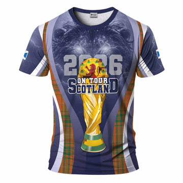 Wolfe Scotland Football Tartan T-Shirt Scotland On Tour Trophy Style