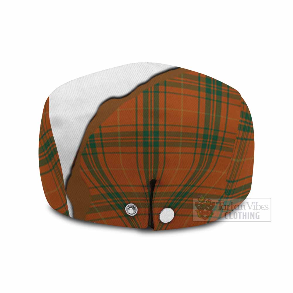 Wolfe Scottish Terrier Tartan Flat Cap, Jeff Cap Thistle Heritage Art - Tartan Vibes Clothing