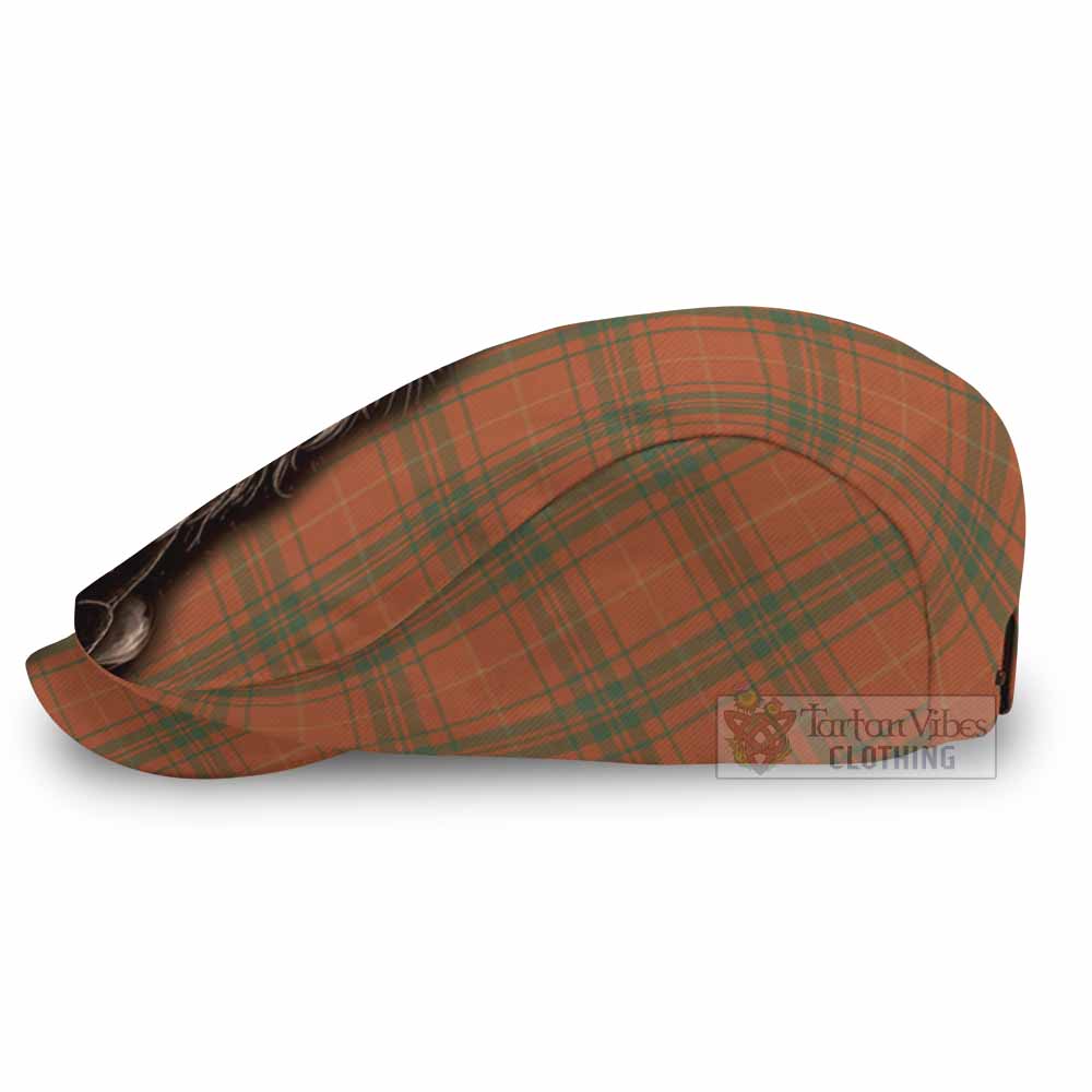 Wolfe Tartan Flat Cap, Jeff Cap Roaring Lion Heritage - Tartan Vibes Clothing